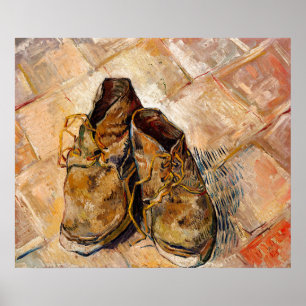 Poster Chaussures de Van Gogh Peinture Art