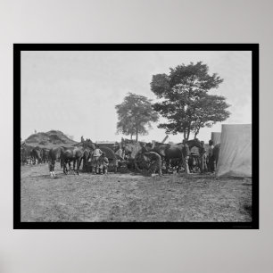 Poster Chaussures forgeron à Antietam 1862
