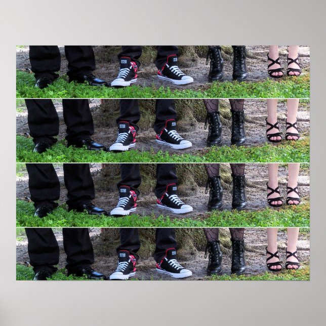 Poster Chaussures mariages (Devant)