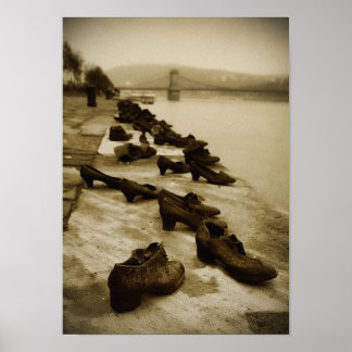 Poster Chaussures sur le Danube