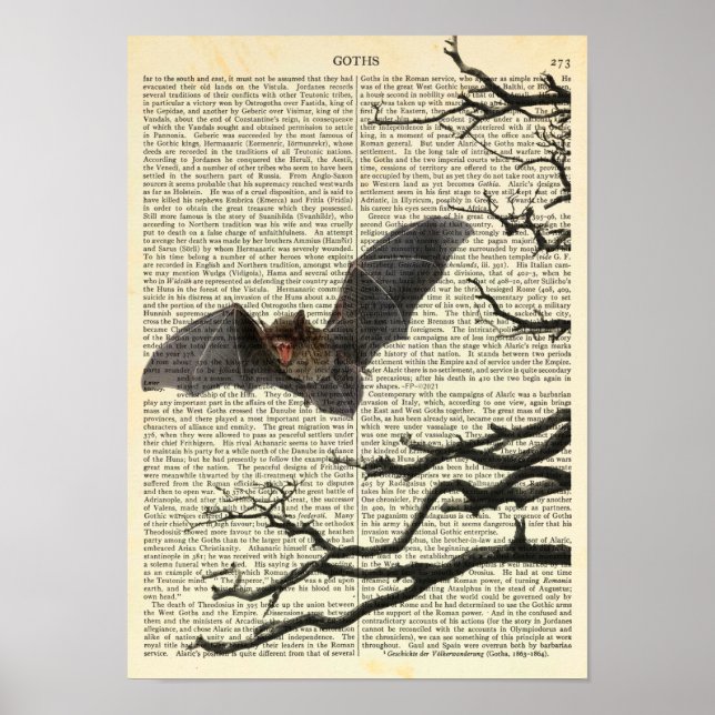 Poster Chauve-vampire, Gothique, Dracula, Chauve-souris,  (Devant)