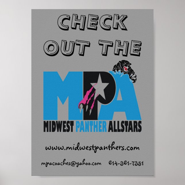 Poster Check out the MPA (Devant)