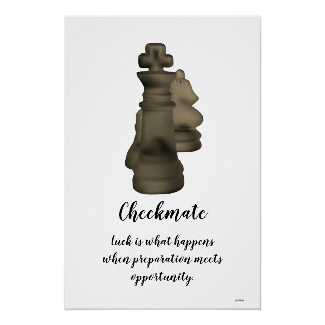 Poster Checkmate (Vorderseite)