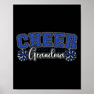 Poster Cheer Grand-mère Mon pom-pom girl préféré m'appell