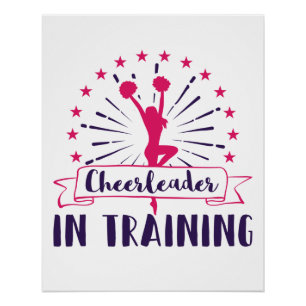 Poster Cheerleader En Formation Cheer Team