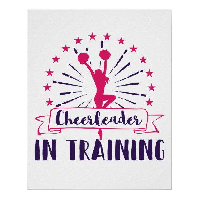 Poster Cheerleader En Formation Cheer Team (Devant)
