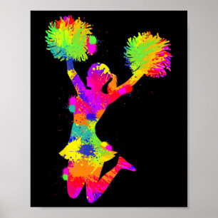 Poster Cheerleading Acclamation Menagère Filles Enfants