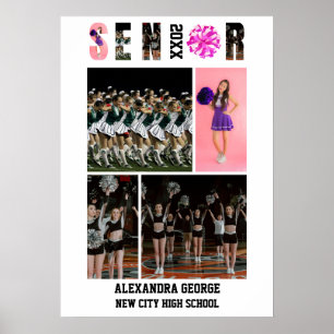 Poster Cheerleading Acclamations Soirée de fin d'études T