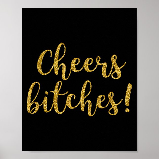 Poster Cheers Es Happy New Year Celebration New Years Eve (Devant)