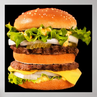 Poster Cheeseburger