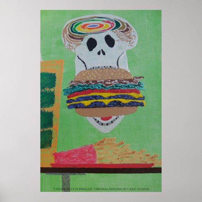 Poster Cheeseburger au paradis (Devant)