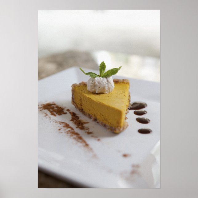 Poster Cheesecake à la citrouille (Devant)