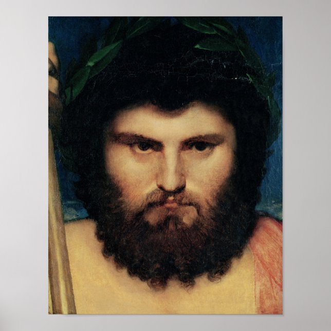 Poster Chef de Jupiter, étude pour Jupiter et Thetis (Devant)