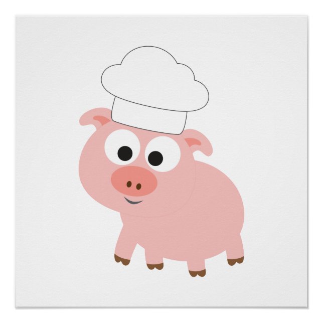 Poster Chef de porc (Devant)