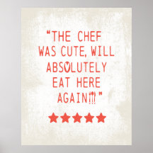 CHEF ÉTAIT CUTE AMUSANTE CUISINE 5 ÉTOILES COMMENT