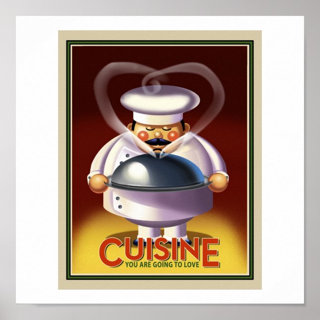 Poster Chef français (Devant)