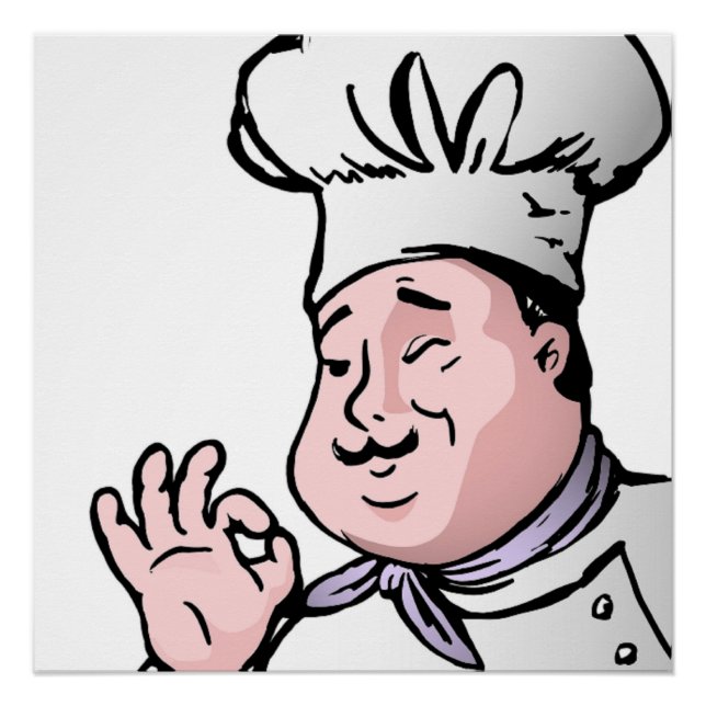 POSTER CHEF GOURMET (Devant)