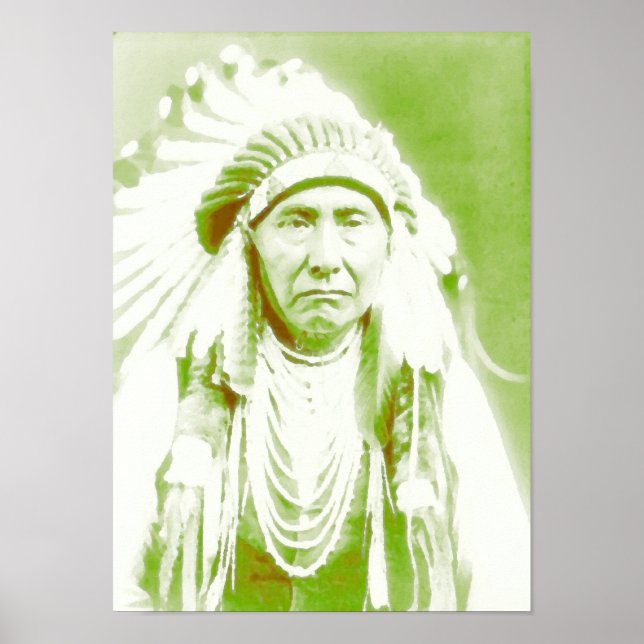 Poster Chef Joseph Native American Leader (Devant)