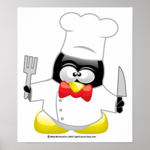 Poster Chef Penguin