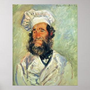 Poster Chef Père Paul par Claude Monet