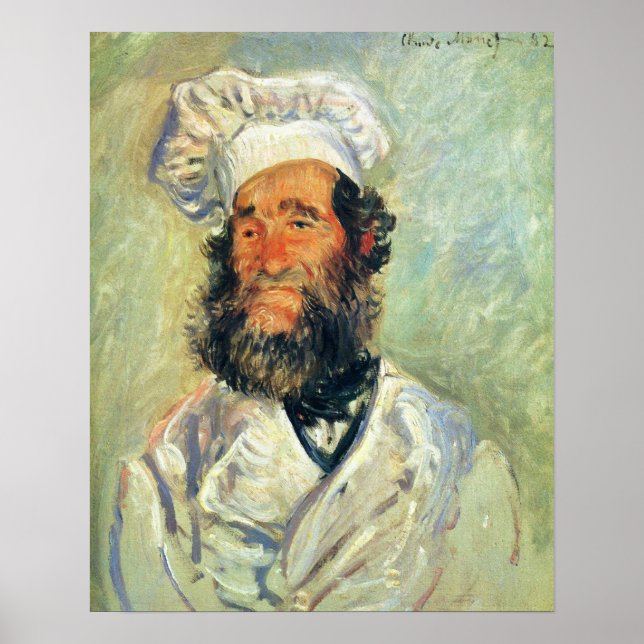 Poster Chef Père Paul par Claude Monet (Devant)