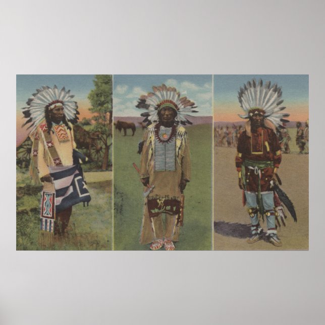 Poster Chef Red Cloud, chef Dewey Beard (Devant)