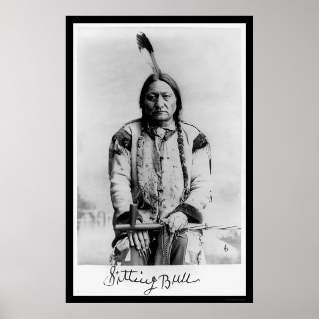 Poster Chef - Sitting Bull 1889 (Devant)