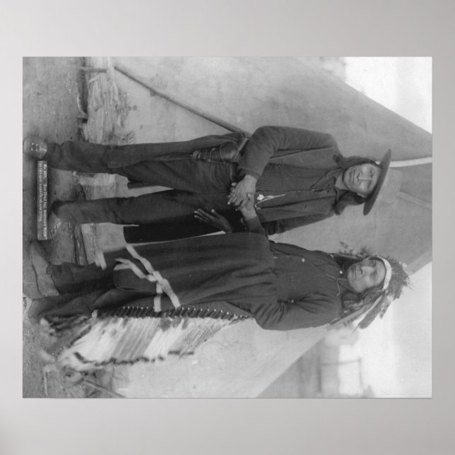 Poster Chefs Oglala "Nuage rouge" et "Cheval américain" (Devant)