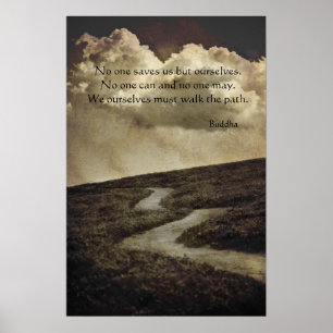 Poster Chemin Bouddha