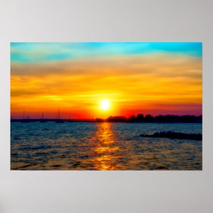 Poster Chemin D'Accès Au Soleil