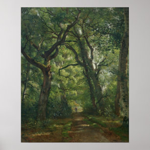 Poster Chemin dans la forêt, 1864