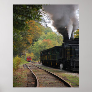 Poster Chemin de fer Cass Pittoresque