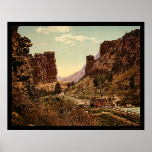 Poster Chemin de fer Denver et Rio Grande dans l'Utah 190