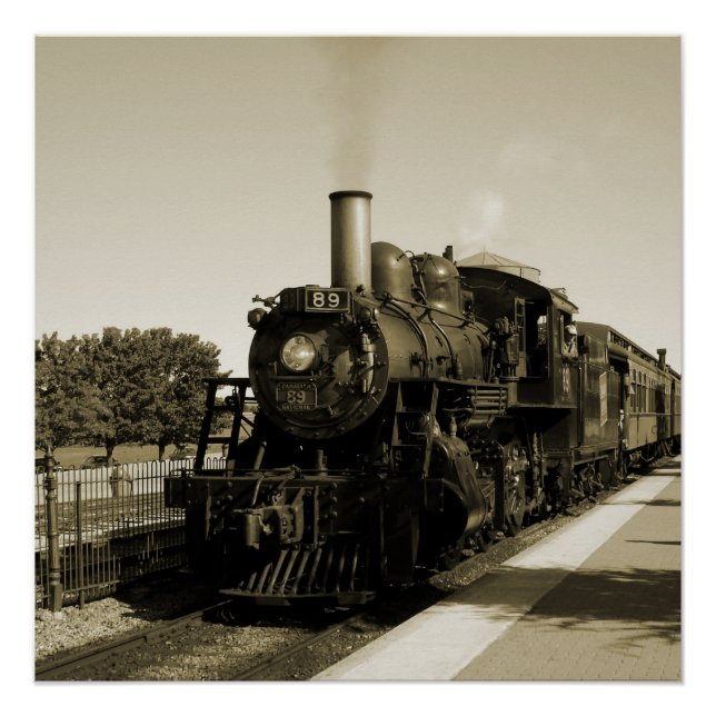 Poster Chemin de fer historique (Devant)