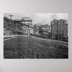 Poster Chemin de fer incliné Mount Adams à Cincinnati 190
