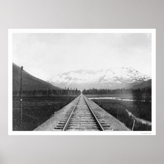 Poster Chemin de fer Kenai Peninsula 1918 (Devant)