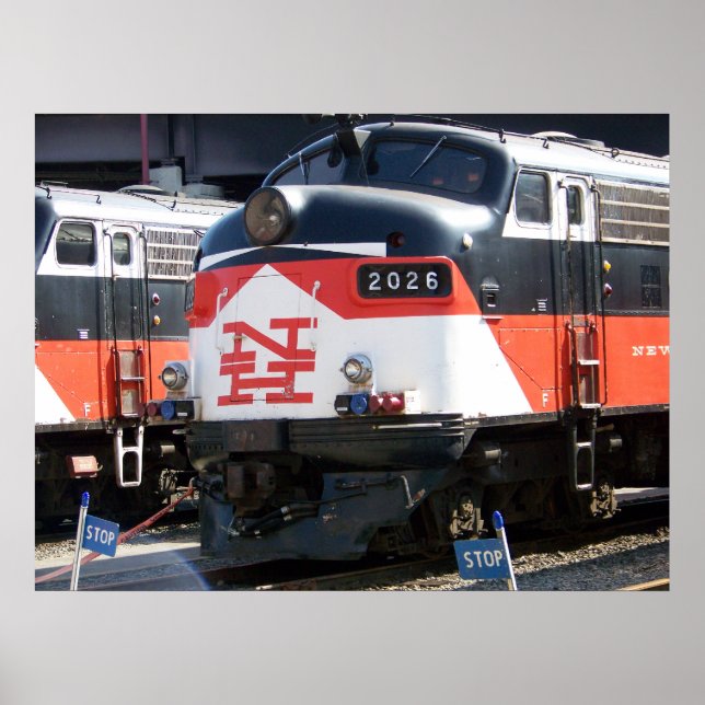 Poster Chemin de fer New Haven ( C- DOT ) FL 9M 2026 (Devant)