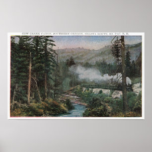 Poster Chemin de fer Pacifique du sud