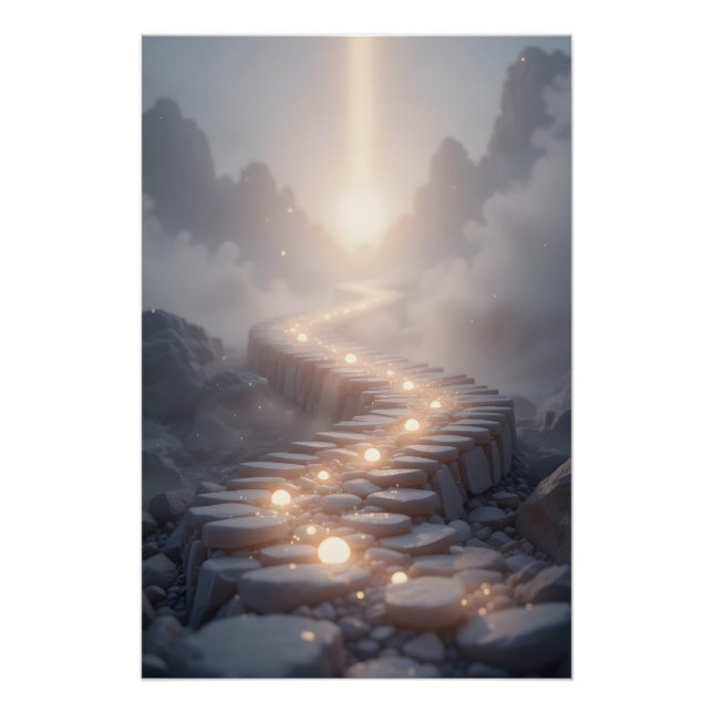 Poster Chemin de guérison lumineux (Devant)