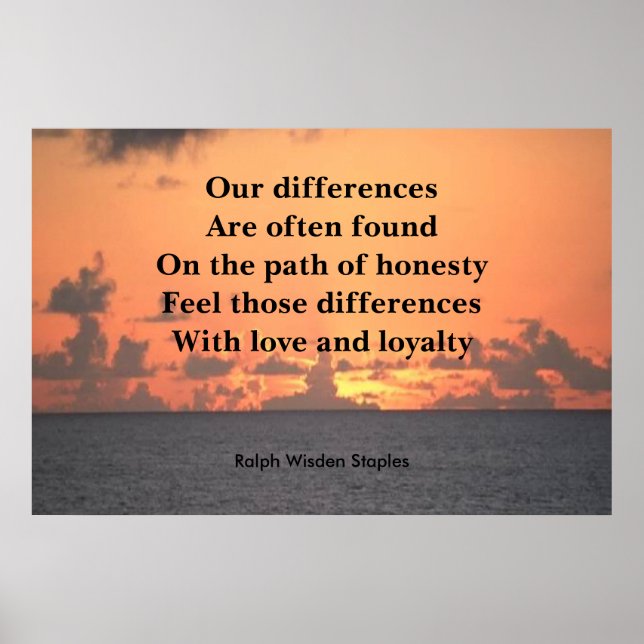 Poster Chemin de l'honnêteté (Devant)