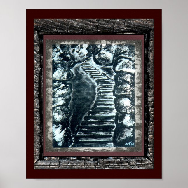 Poster Chemin de pierre (Devant)