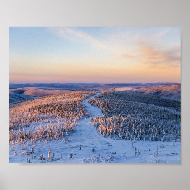 Poster Chemin d'hiver (Devant)