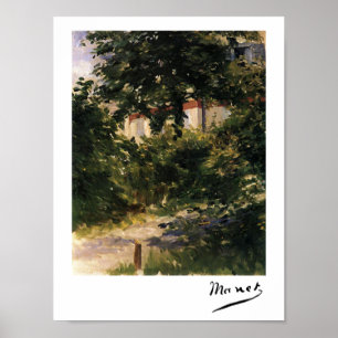 Poster Chemin du jardin à Rueil par Édouard Manet