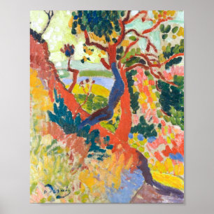 Poster Chemin encaissé, L'Estaque   Andre Derain  
