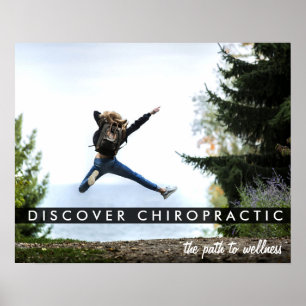Poster Chemin Vers Le Bien-Être - Découvrez La Chiroprati