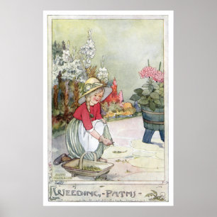 Poster Chemins d'herbe par Anne Anderson