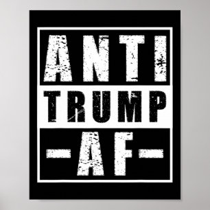 Poster Chemise AF anti-Trump humour politique libéral aud