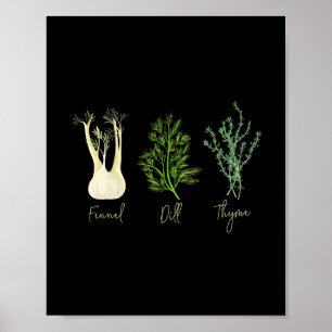 Poster Chemise Anti Trump Subtil Herbe Fenouil Aneth Thym