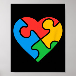 Poster Chemise Autiste Pour Enfants Adultes