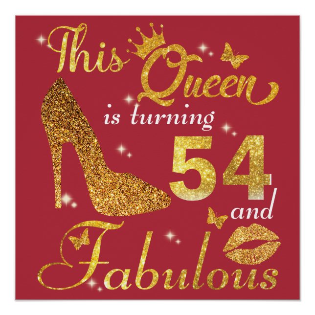 Poster Chemise Bling Anniversaire | 80E Anniversaire | An (Devant)